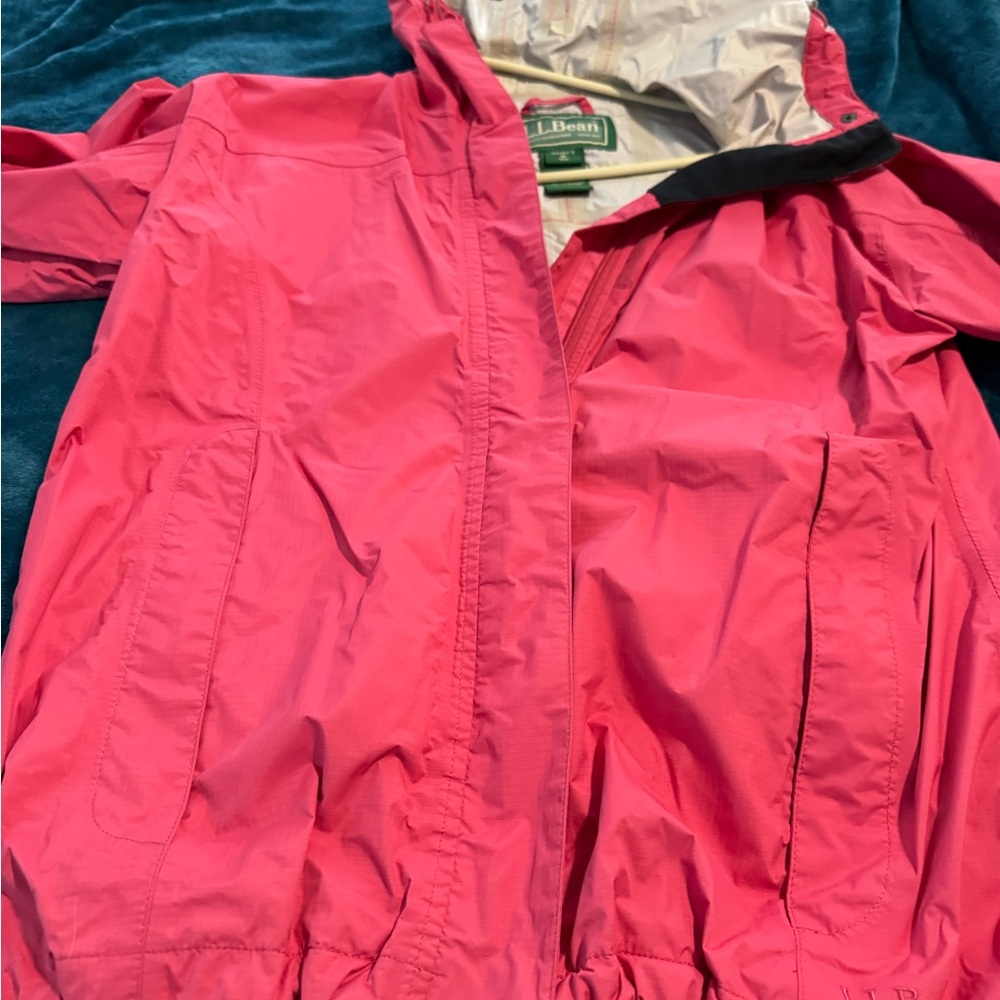 L.L. Bean Vibrant Coral Outdoor Jacket